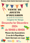 Vente de Jouets d'occasion DIMANCHE 1ER DECEMBRE